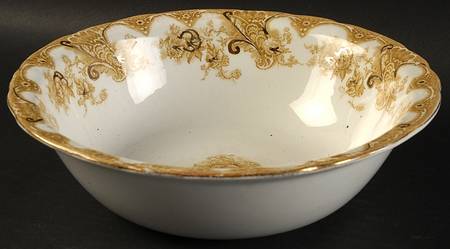 Victoria Tan 8" Round Vegetable Bowl by Upper Hanley