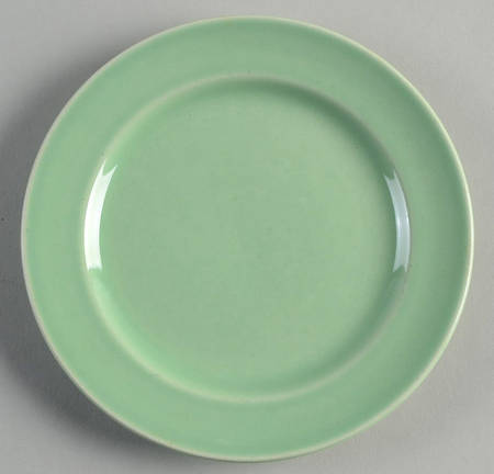 Camwood Ivory Green Bread & Butter Plate