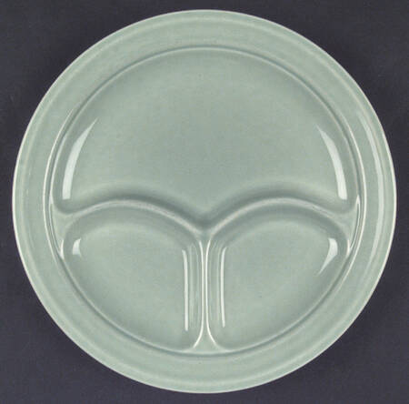 Camwood Ivory Green Grill Plate