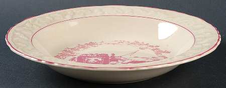English Brambleberry Rim Soup Bowl by Ostrow