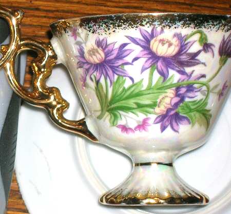 Flower of the Month Footed Cup
