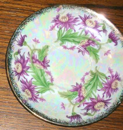 Flower of the Month Saucer for Footed Cup