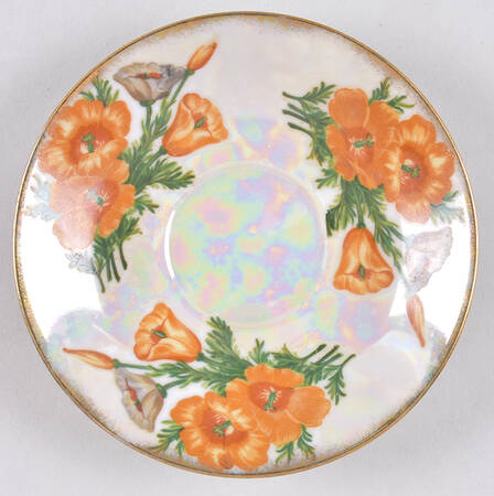 Flower of the Month Saucer for Footed Cup