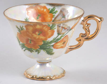 Flower of the Month Footed Cup