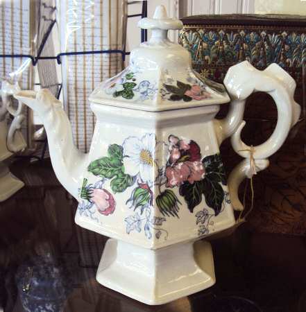 Cotton Plant Teapot & Lid