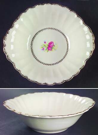 Bridal Wreath Lugged Cereal Bowl