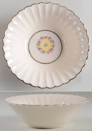 Bridal Wreath 8" Round Vegetable Bowl