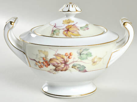 Autumn Sugar Bowl & Lid