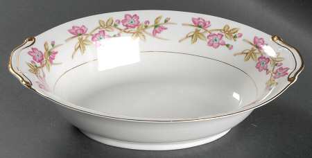Briar Rose 10" Oval Vegetable Bowl