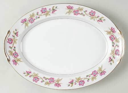 Briar Rose 14" Oval Serving Platter