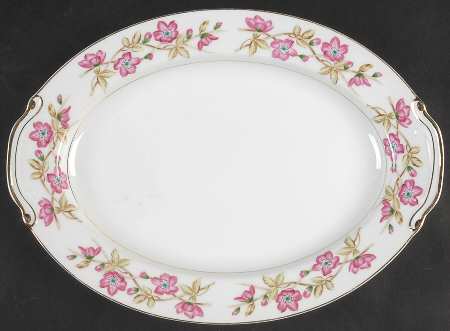 Briar Rose 12" Oval Serving Platter