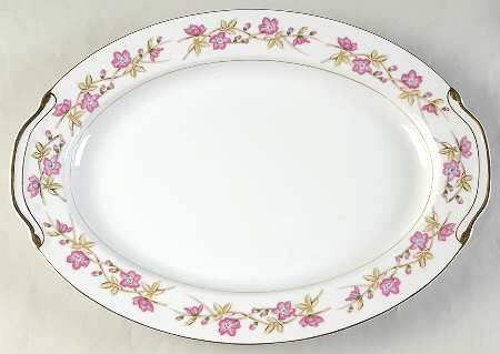 Briar Rose 16" Oval Serving Platter