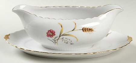 Harvest (Japan) Gravy Boat with Attached Underplate