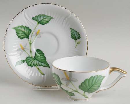 Nola (Japan) Flat Cup & Saucer Set