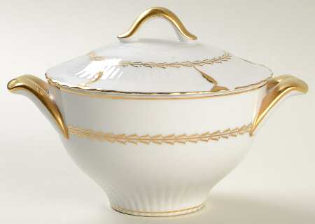 Sunburst Sugar Bowl & Lid