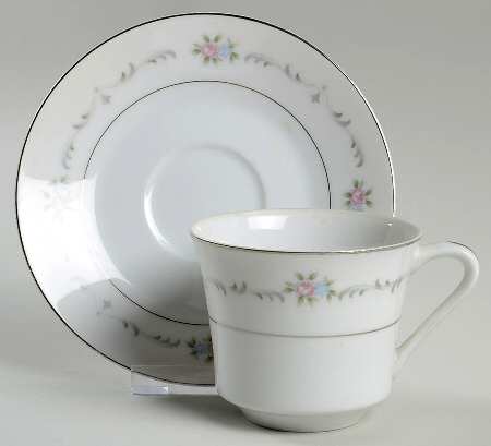 Springsong Flat Cup & Saucer Set