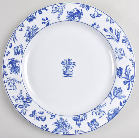 Blue Chintz 12" Chop Plate (Round Platter)