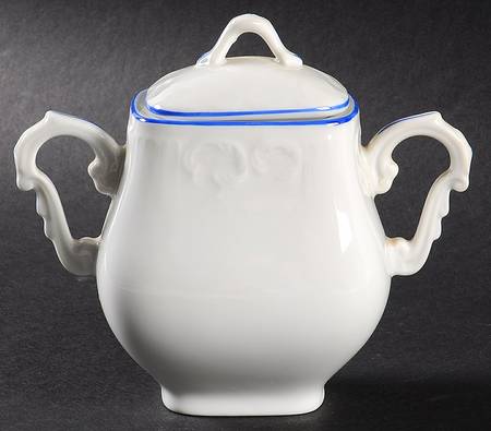 Manueline Blue Sugar Bowl & Lid