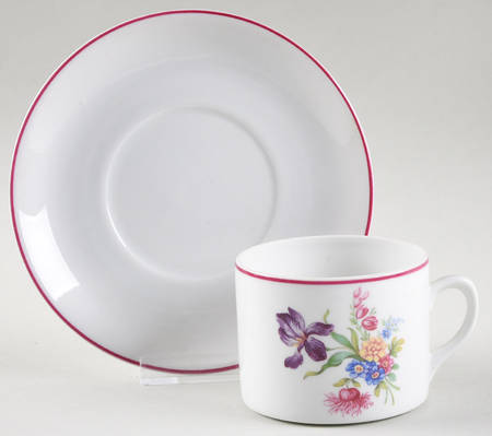 Flat Cup & Saucer Set