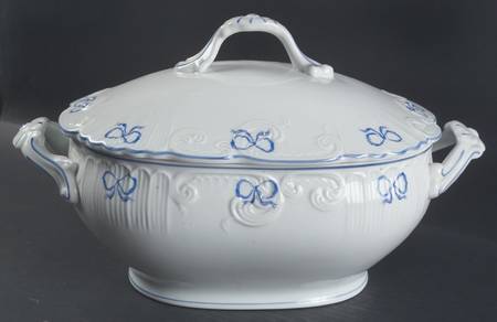 Ruban Blue Tureen &  Lid