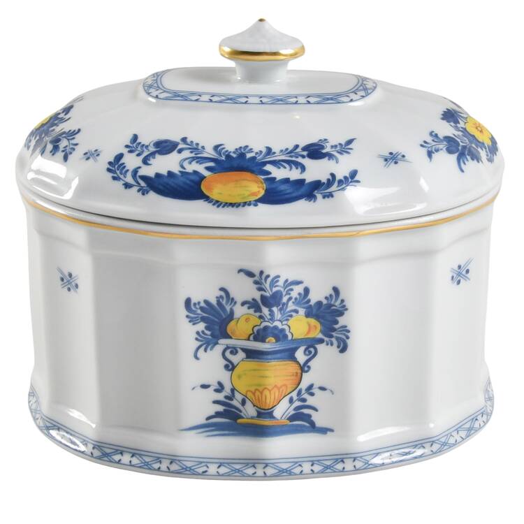 Viana Oval Box & Lid