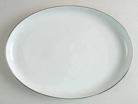 Solitude 13" Oval Serving Platter