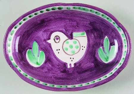 Campagna Chicken (Purple Border, Green Dots) Relish