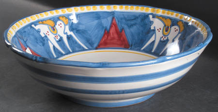 Campagna Horse (Cavallo) 12" Round Serving Bowl
