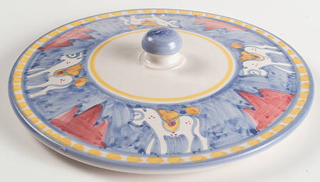 Campagna Horse (Cavallo) Lid for 3.5 Quart Round Casserole