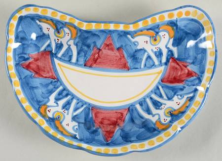 Campagna Horse (Cavallo) Crescent Salad Plate