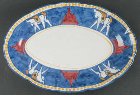 Campagna Horse (Cavallo) 16" Oval Serving Platter