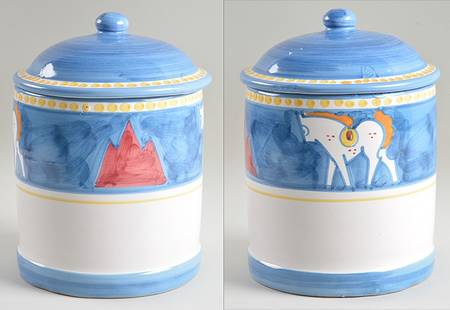 Campagna Horse (Cavallo) 6" Storage Jar & Lid