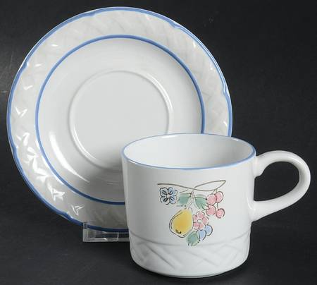 Radiance Flat Cup & Saucer Set