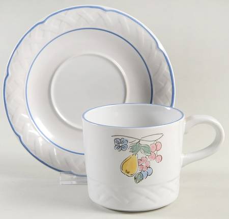 Vina Fera Flat Cup & Saucer Set