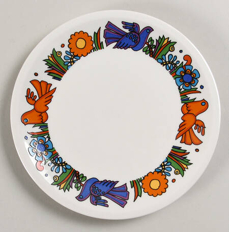 Acapulco (Older, Milano Shape) Bread & Butter Plate