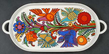 Acapulco (Older, Milano Shape) 14" Oval Serving Platter