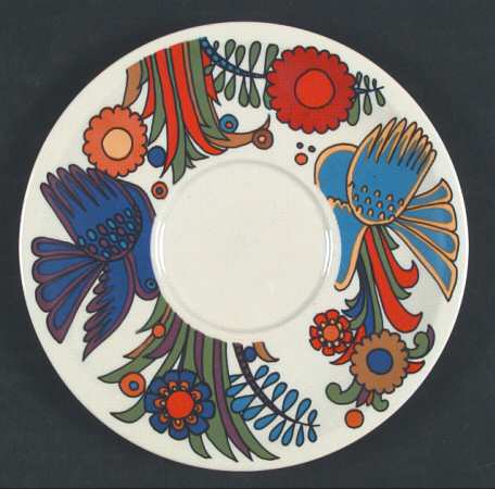 Acapulco (Older, Milano Shape) Saucer for Oversized Cup