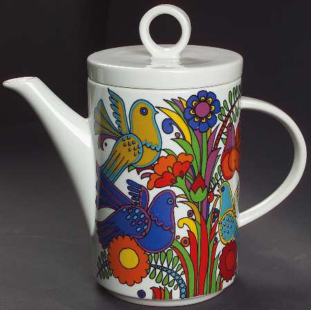 Acapulco (Older, Milano Shape) Mini Coffee Pot & Lid