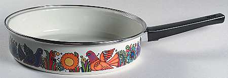 Acapulco (Older, Milano Shape) 9" Metal Skillet No Lid