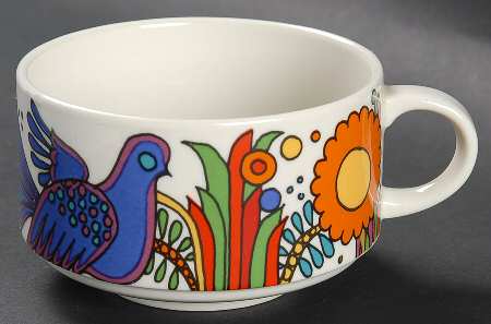Acapulco (Older, Milano Shape) Flat Cup