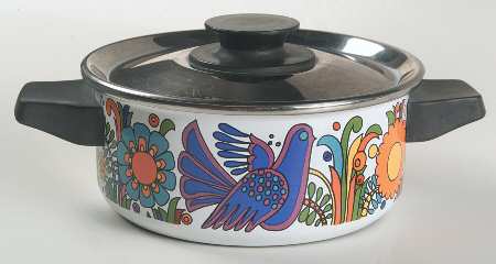 Acapulco (Older, Milano Shape) 1 Quart Metal Stew Pot