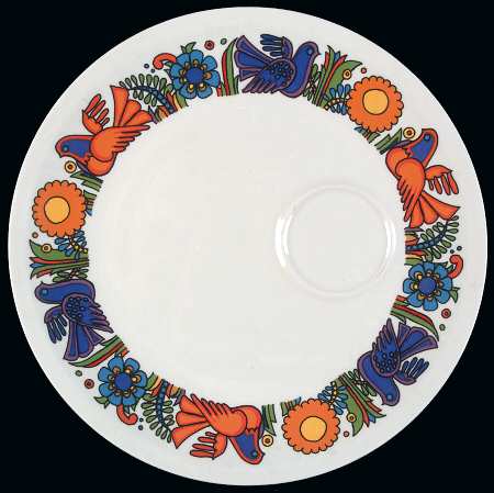 Acapulco (Older, Milano Shape) Snack Plate