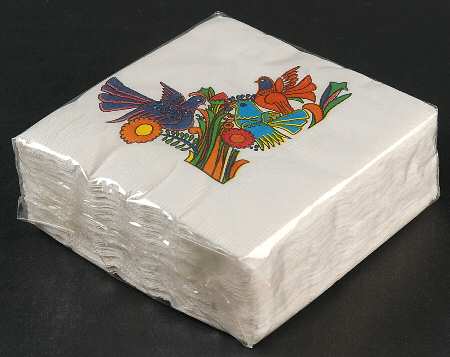 Acapulco (Newer, Roma Shape) Package of Paper Cocktail Napkins
