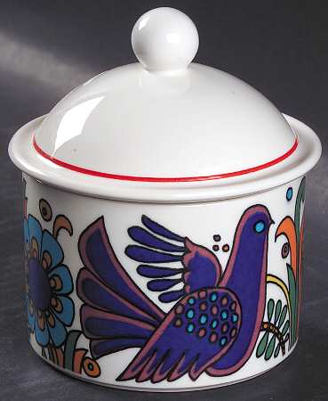 Acapulco (Newer, Roma Shape) Sugar Bowl & Lid