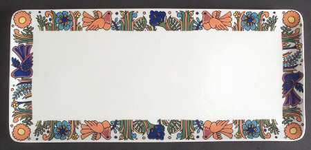 Acapulco (Newer, Roma Shape) Large Sandwich Tray