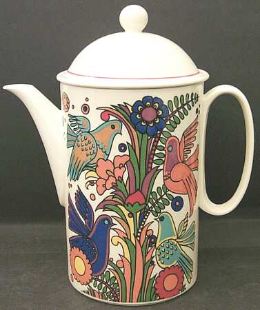 Acapulco (Newer, Roma Shape) Coffee Pot & Lid