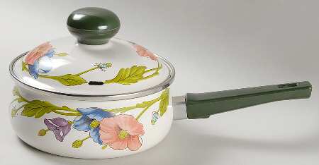 Amapola 1.5qt Metal Covered Saucepan