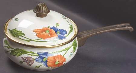 Amapola 1.5 Quart Metal Covered Saucepan