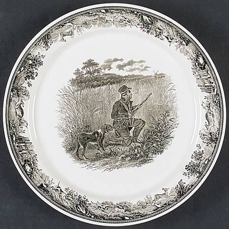 Artemis Grey Black Dinner Plate