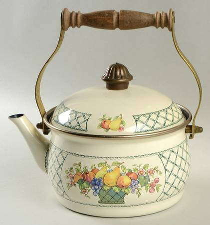 Basket Metal Kettle & Lid